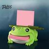 Desktop Organizer for Sticky Notes Cute Note Holder Toad, Desk Notepad Holder, Fun Pen Creative Office Gifts Friends Memo Stand, Accessory Gift