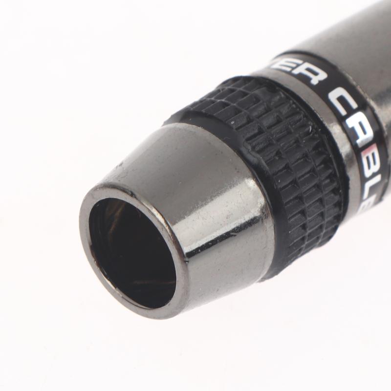 2/6/10Pcs Solder Plug Gold-Plated Monster Copper Male Plug Wiring Audio And Video Red Black Extension Socket