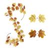 DIY Craft Artificial Maple Leaf Garland Hanging Vine Fall Foliage Garland  Indoor Winding Decor