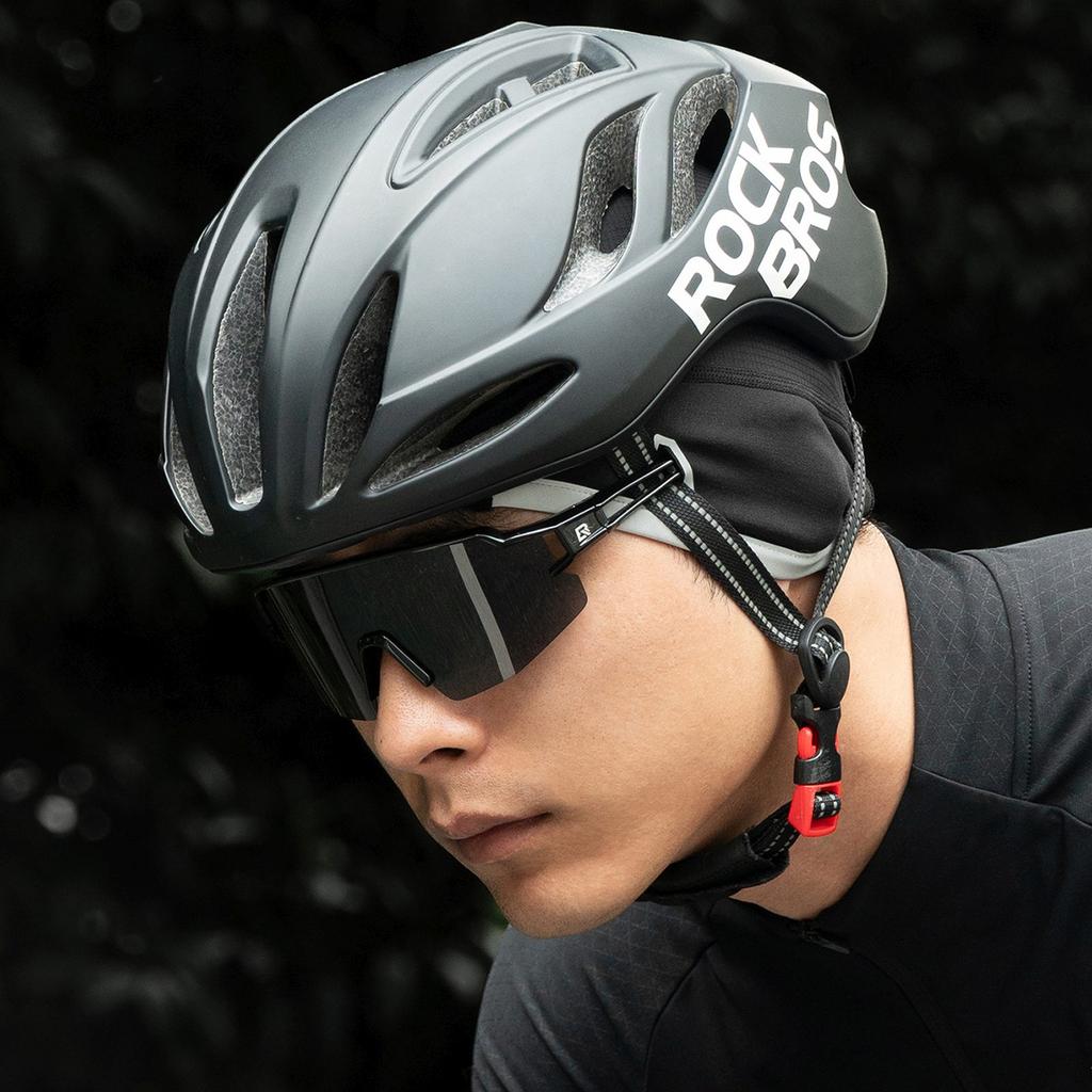 Windproof winter cycling cap, size 54-61 cm - black