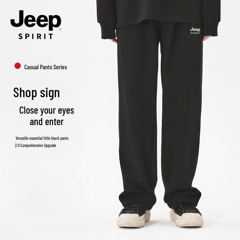 

JEEP SPIRIT Men s Autumn Straight-Leg Casual Pants M