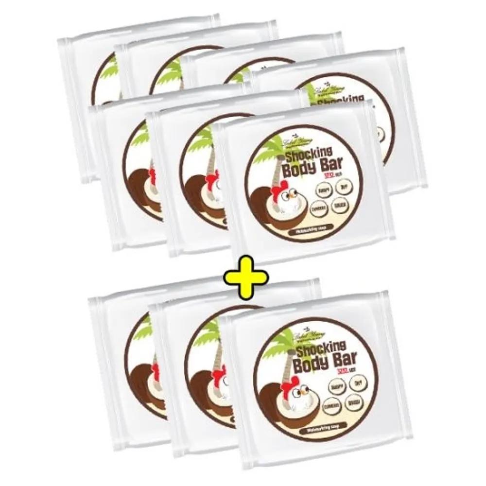 Dry/Problematic Body Skin + Moisturizing/Hydration + Pore/Exfoliation Shocking Body Bar Koko Version 7+3