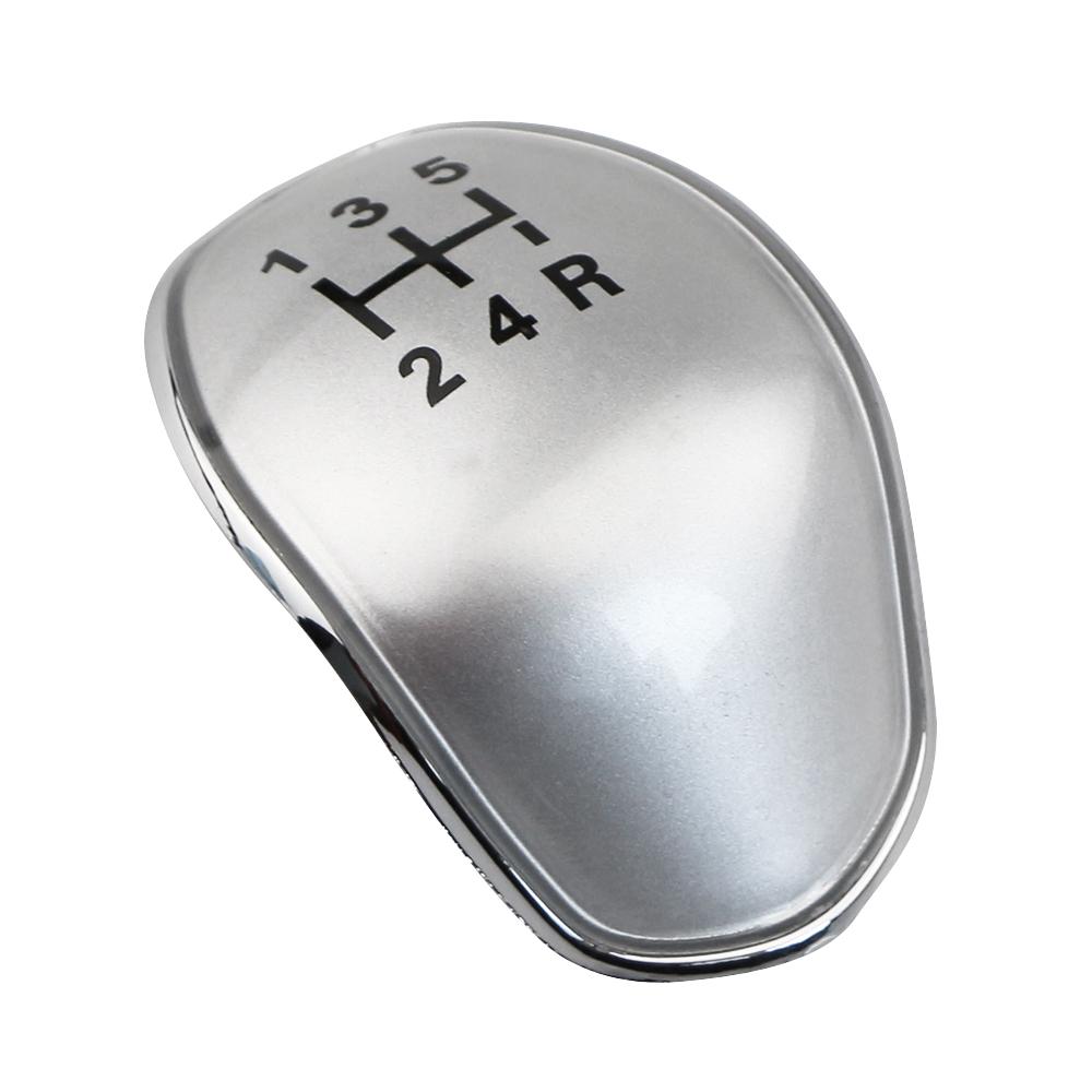 

Silver/Black Car Gear Shift Knob Badge Emblem Cap Cover 5/6 Speed for Ford Focus MK2 MK3 Fiesta MK7 C-max B-max Galaxy Kuga
