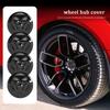Car Wheel Hub Center Cover 4pcs ABS Electroplating Accessories For Dodge Challenger Charger Journey Ram Durango SRT Dart Journey U111