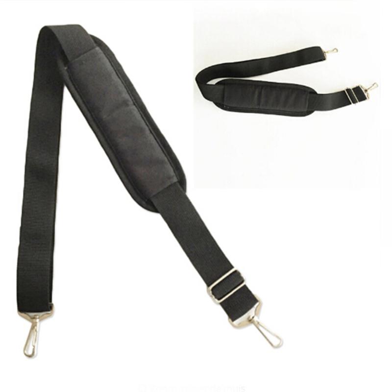 Men Briefcase Bag Strap Laptop Backpack Belt High Quality Strong Package Accessories Black Nylon Material Ribbon Metal Buckle