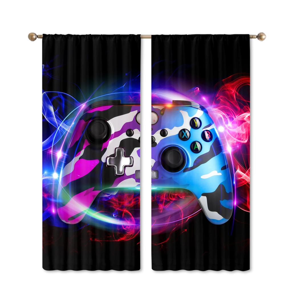 Curtain Gamepad Series 3D Digital Printing High Density Shading