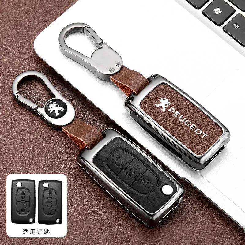 Car Remote Key Cover Case Protector Holder For Peugeot 107 207 307 308 407 607 3008 5008 for Citroen IIJ Xsara Picasso C5 C6 C8