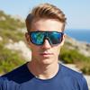 Outdoor Sports Retro Goggles With Large Frames For Cycling, Fashionable Mountaineering And Skiing Sun Glasses 66310