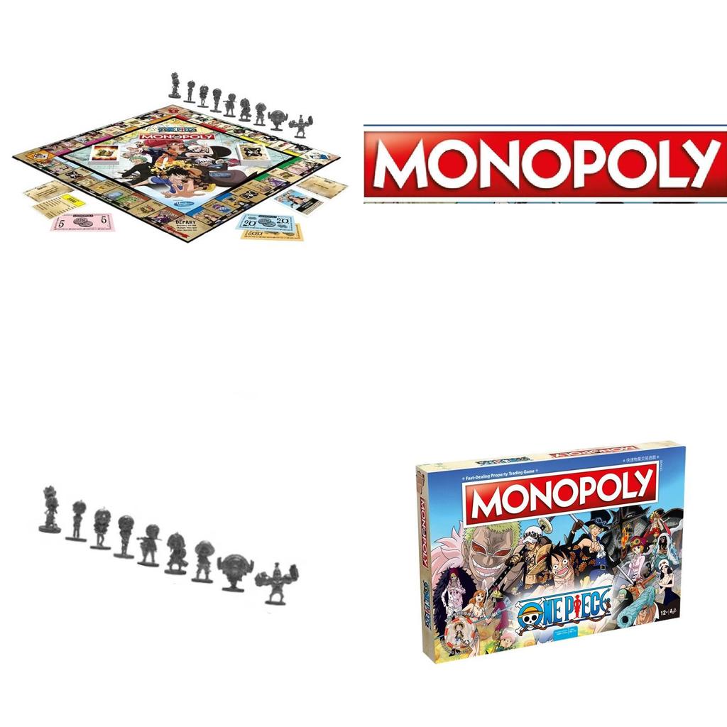 Exciting One Piece Monopoly English Board Game Card Set For Ages Seven To Thirty Five