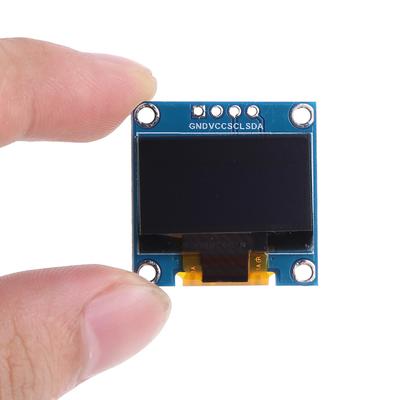 מודול מסך יציאה טורית 0.96 אינץ' 128x64 מודול LCD מונע SSD1315 תצוגה לבנה/כחולה/צהובה-כחולה עבור Arduino/Raspberry Pi/BBC