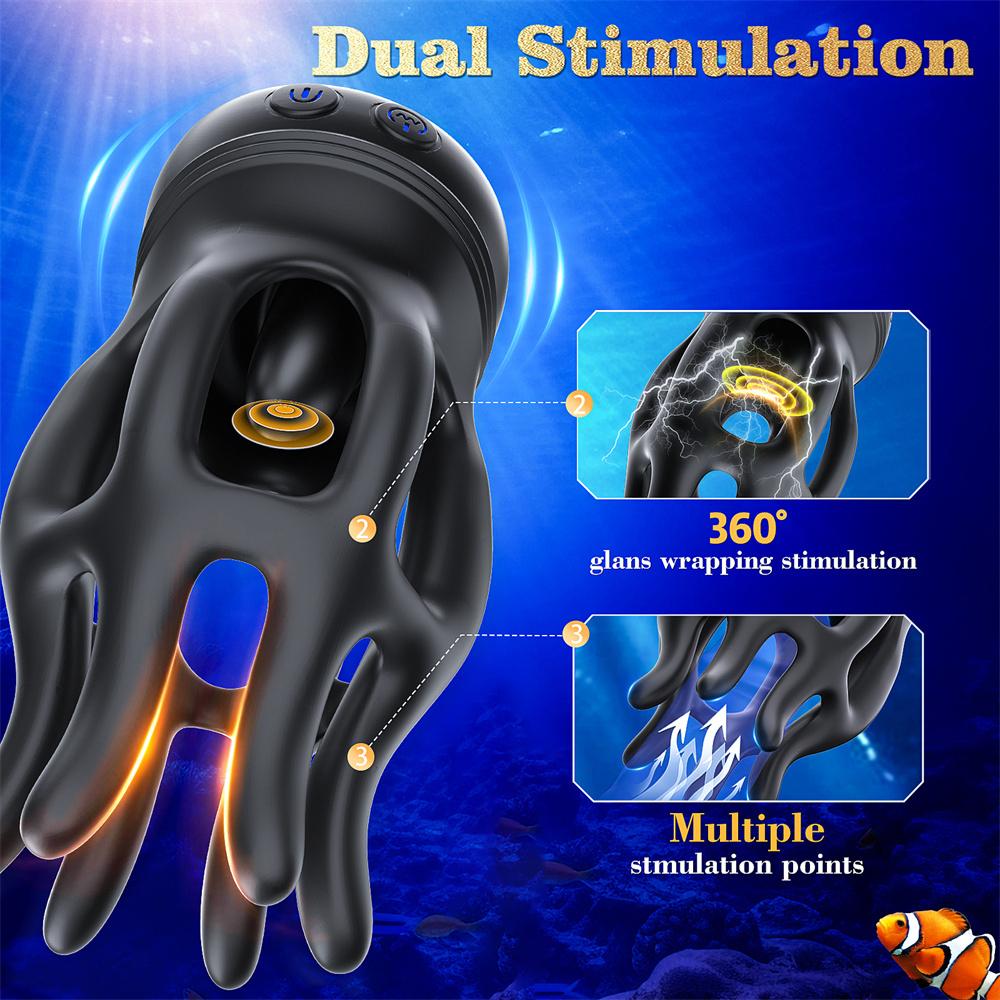 Male Masturbator Penis Glans Trainer Vibrator Electric Masturbation Tools Vibrator Penis Massager for Men Adult Sex Toys 18+