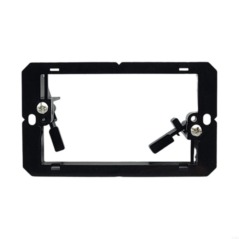 Flame Resistant Panel Brush Cable Pass Through Brush Wall Plate For Home Installations In-Wall Cable Management for Wall