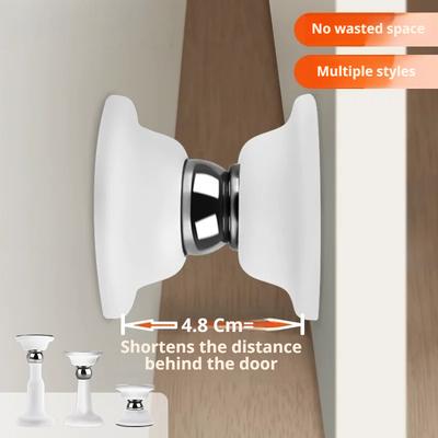 Silikon Dörrsug Hotell Hushåll Stark Magnetisk Stark Tyst Dörr Touch Silikon Antikollisionsdörr Dörrstopp