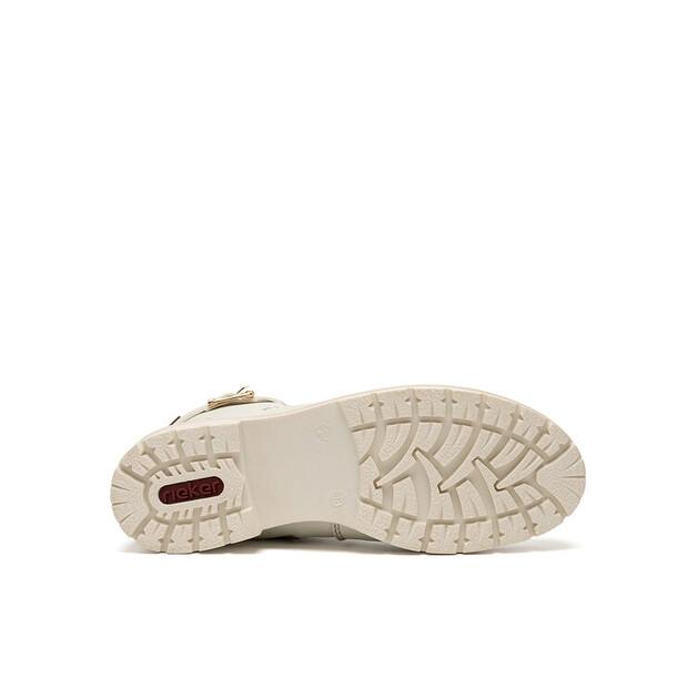 Rieker Y9126-80 Ecru Ankle Boots