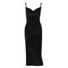 Women's Casual  Fashion Sexy Slim Slit Sling Dress