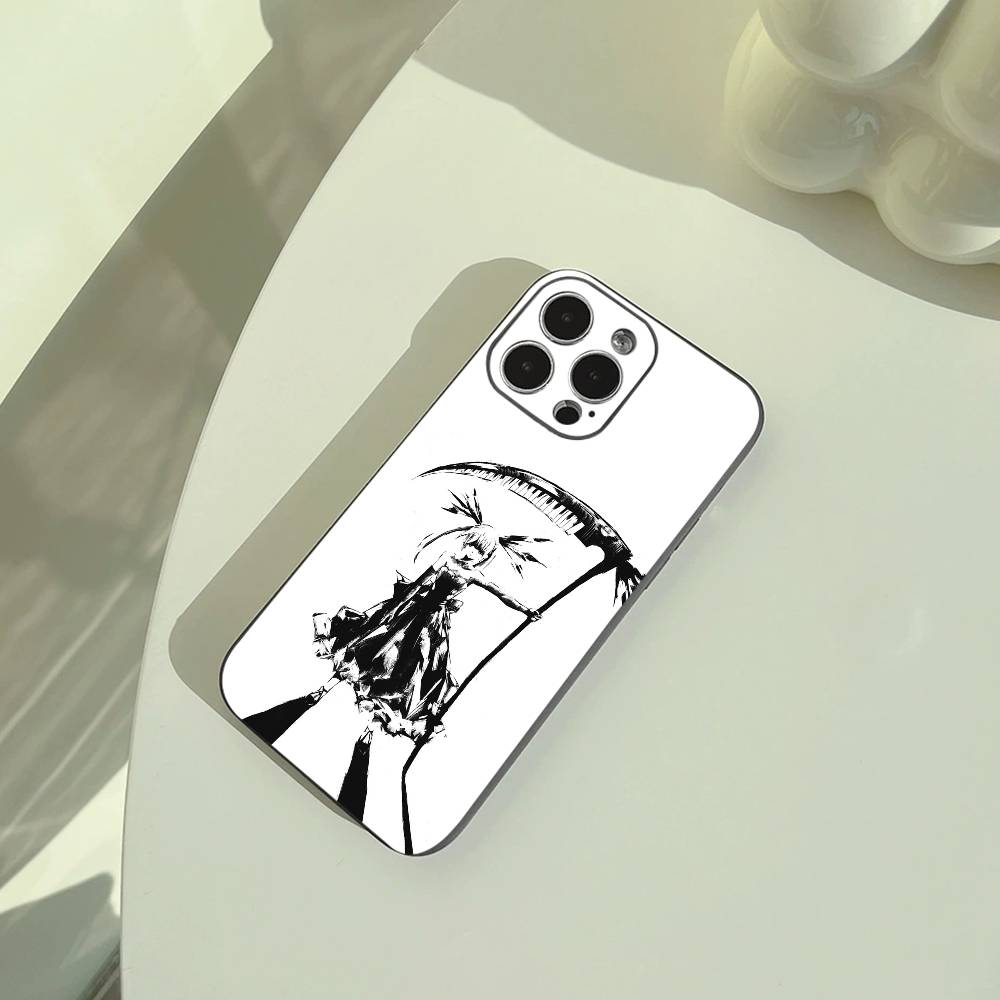 Anime-S-Soul -E-Eater Phone Case For iPhone 17,16,15,14,13,12,11 Pro Max,16Plus,XS Soft Black Cover