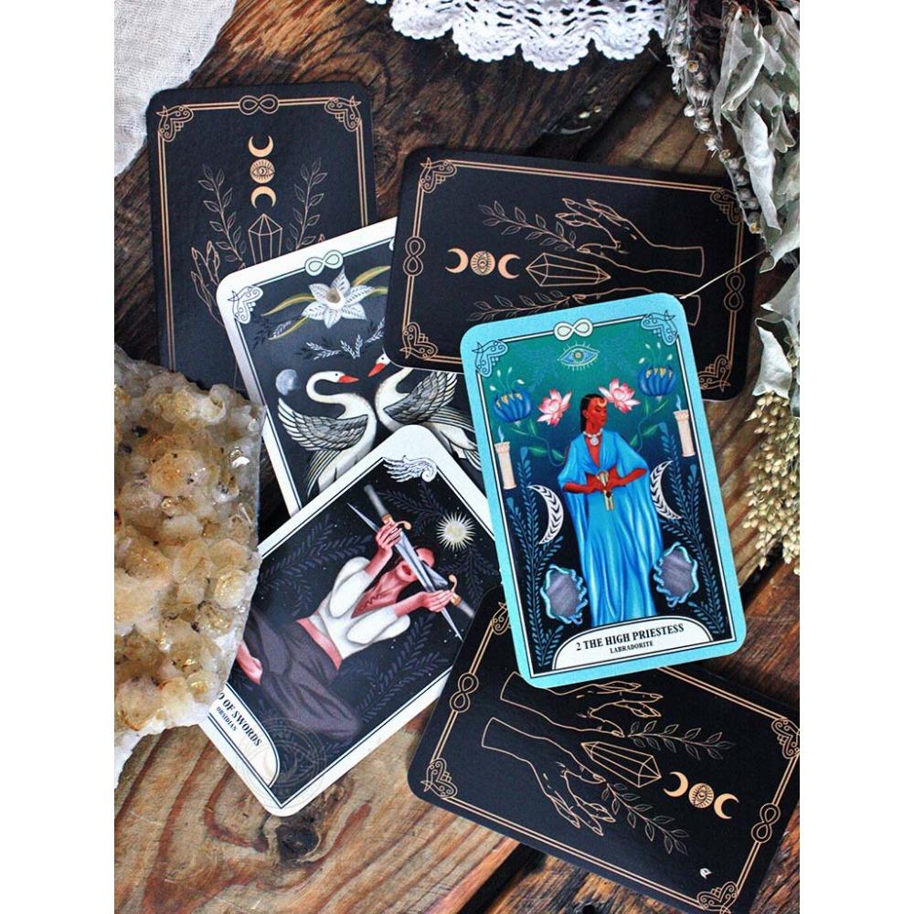 10.3*6cm The Crystal Magic Tarot: Understand and Control Your Fate with Tarot 78pcs Cards