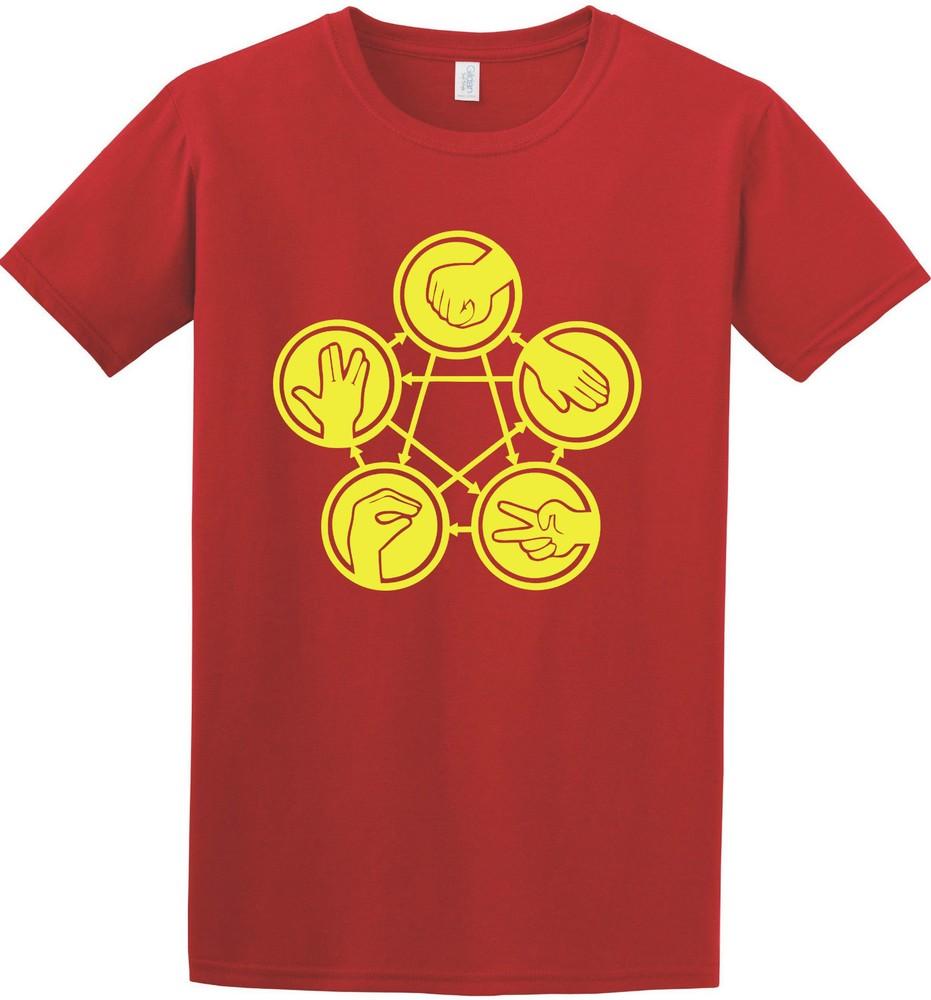 Big Bang Theory Ick Ack Lizard Spock T Shirt 2XL