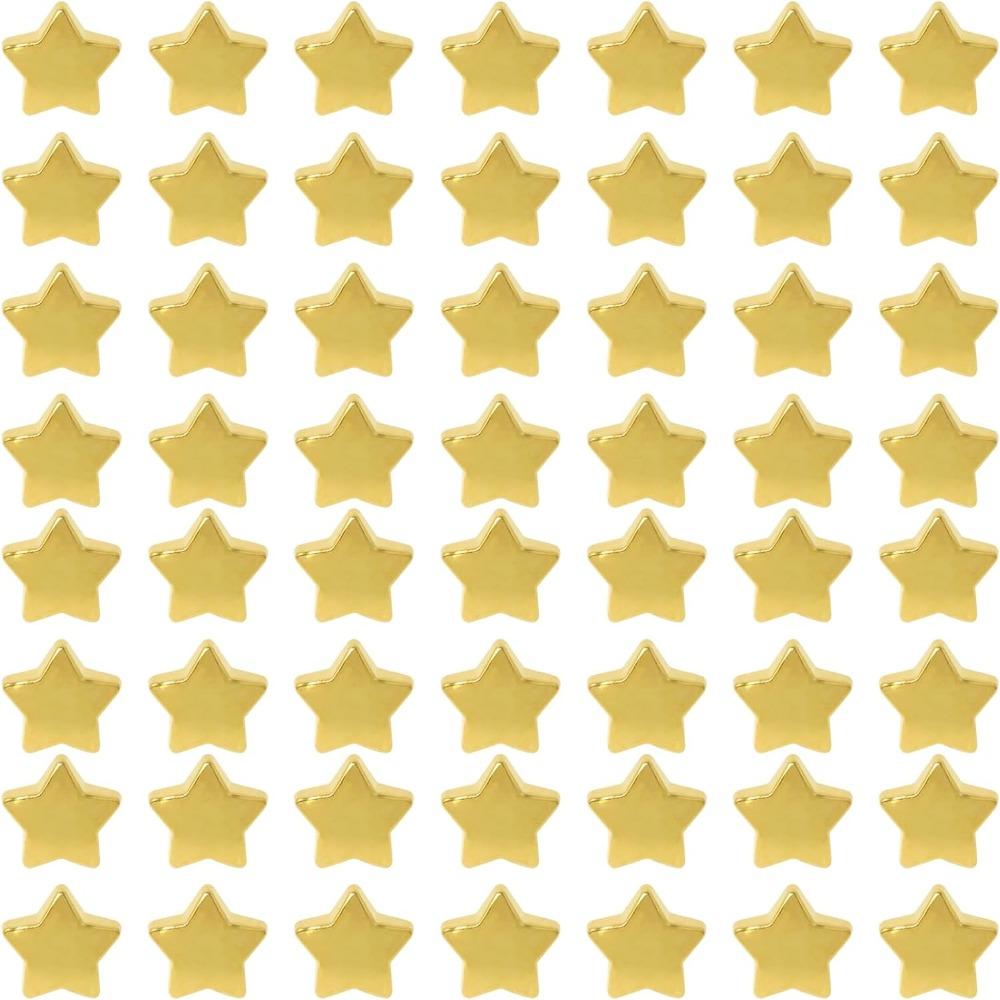 

100Pcs Golden Buttons for Crafts 12.5mm Craft Buttons Christmas Button Buttons for Sewing