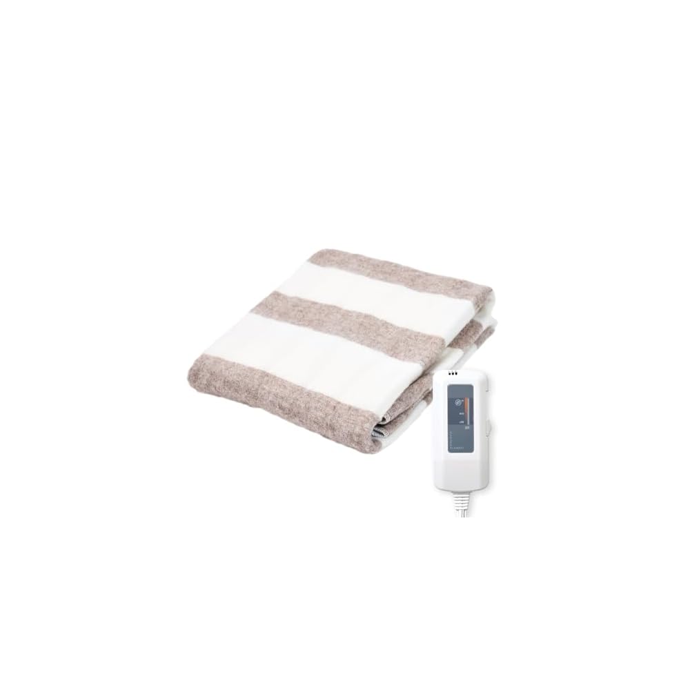 Yamazen Electric Underblanket, 130 x 80 cm, Washable, Temperature Control, Dust Mite Control,