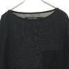 niko and... Short sleeve Round neck Cut L black Chest pocket Men's Used