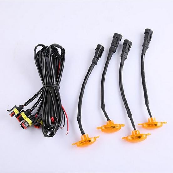 For Chevy Colorado -2024 Front Grille yellow LED Light Raptor Style DRL Lamp