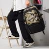 New LiNing BadFive Polyester Backpack Regular Unisex Yellow Green Camouflage All Over Print ABSV093-4