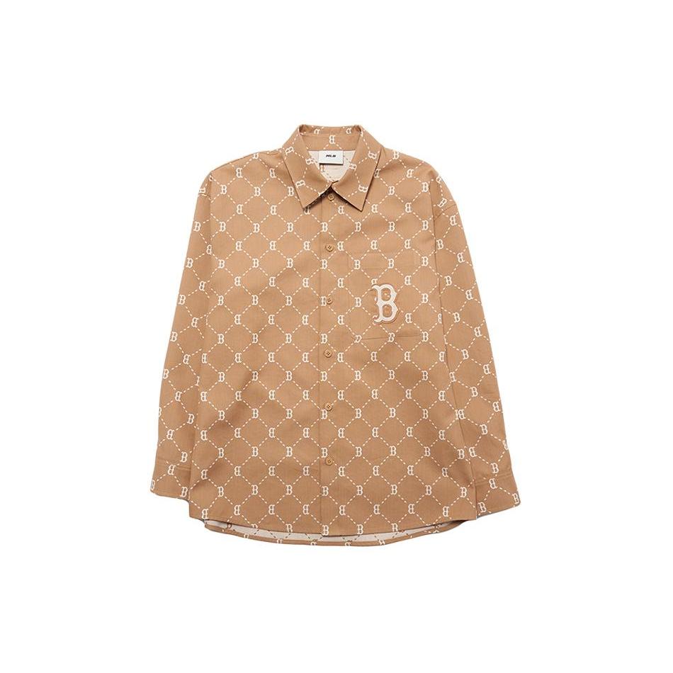 MLB Boston Red Sox SS24 Shirt Unisex Light Camel 3AWSM0541-43CAL XS