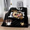 Fun Cartoon Tasmanian Devil Warm and Cozy Flannel Blanket—Ideal for Bedrooms, Sofas, Beds, Seats, Picnics, and Travel