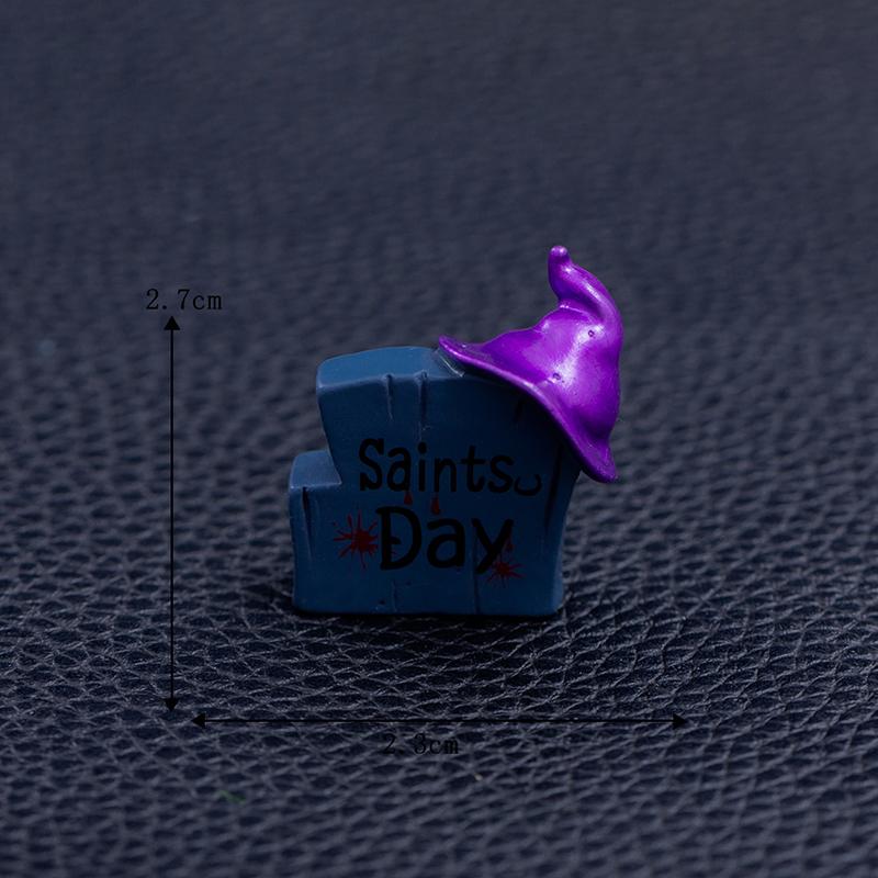 1 buc. Ornament de Halloween Micro Peisaj Decorat Accesorii Vrăjitor Fantomă Dovleac Iepure Liliac Arborele Casa Magică Ornamente din rășină