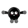 Car-Mounted Gravity Holder with Cute Sumitap Expression, Mirror Cartoon Design for Car Navigation and Phone Air Vent Mount