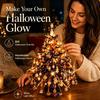 Handgefertigte Feiertagsdekoration DIY Mini-Tisch-Weihnachtsbaum-Set mit Perlen, Kristallperlen-Weihnachtsbastel-Ornament-Herstellungsset, Schreibtisch für Regal Kaminsims Dekor,