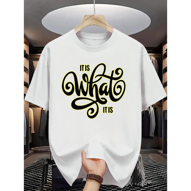 

Европейские размеры Летняя мужская модная футболка с коротким рукавом с принтом в виде букв S белый