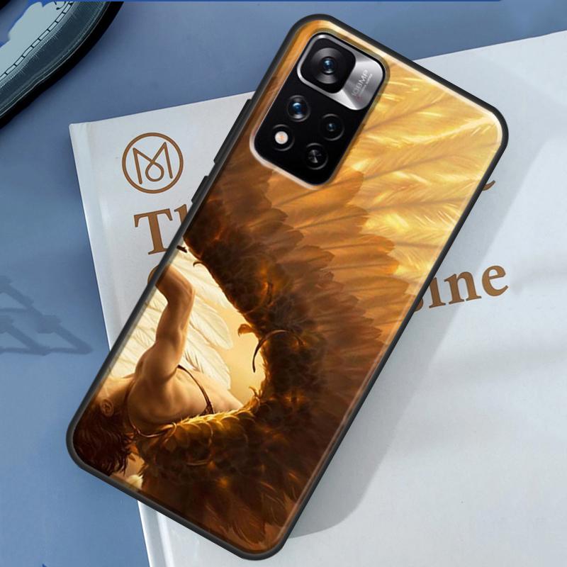 Fallen Angel Wings Art Case For Redmi Note 12 11 Pro Cover For Redmi Note 10 8 9 Pro 10S 11S 9A 9C 12C 10A 10C