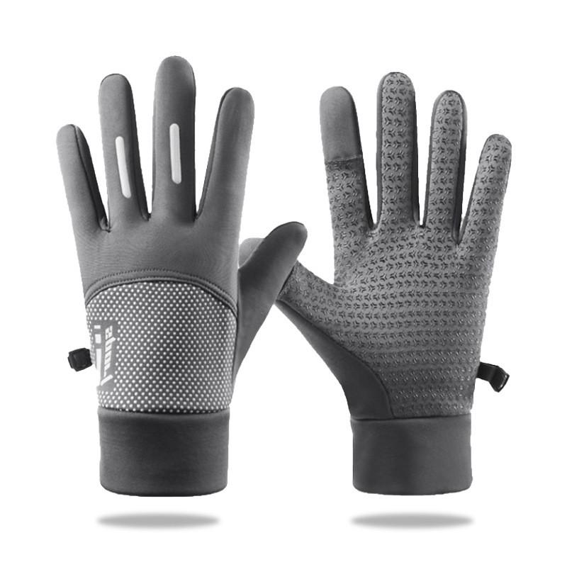 Sports Gloves Men Fall Cycling Warm Gloves With Antislip And Touchscreen Functionality