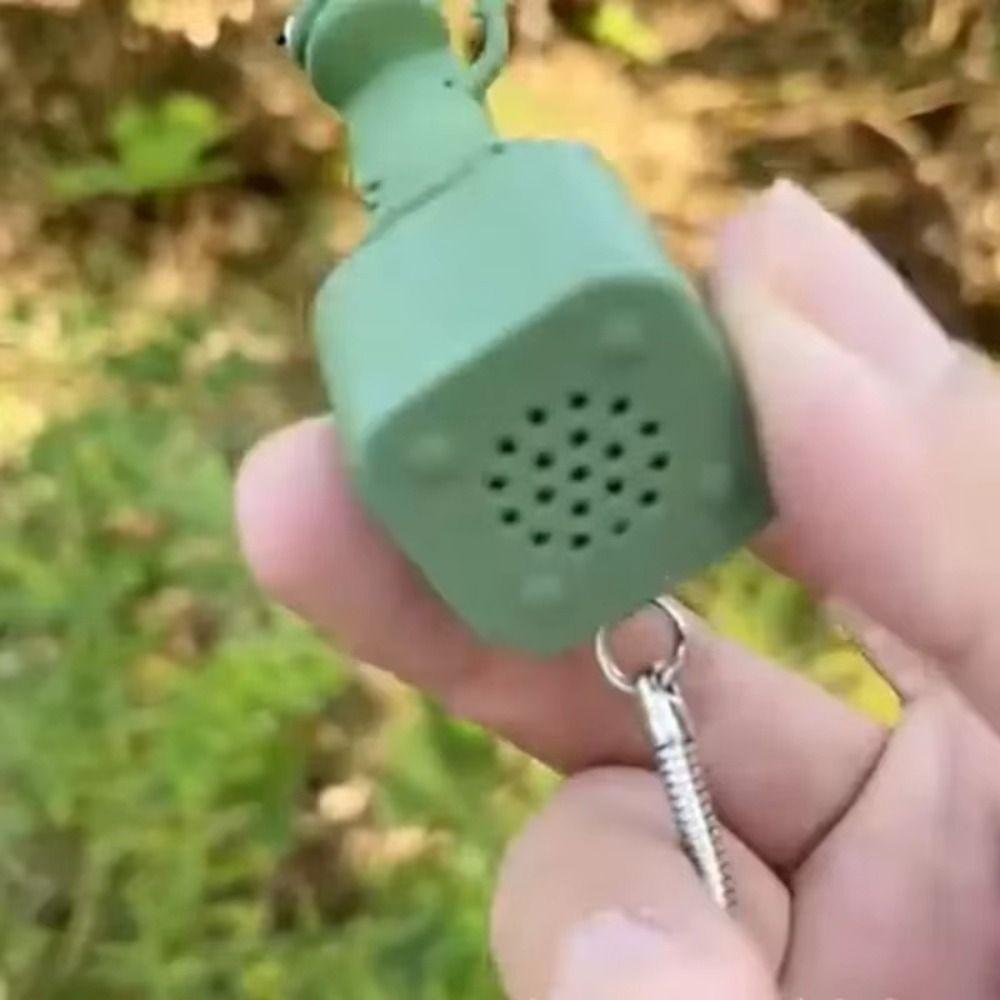 Colorful Lights Lizard Voice Key Ring With LED Lizard Sounds Pendant Backpack