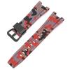Correa de Resina para Casio G-Shock GST-W300 GST-S300 GST-S210B GST-S110 GST-W110 Hombres Reemplazo Pulsera Brazalete de Goma Camuflada para Reloj