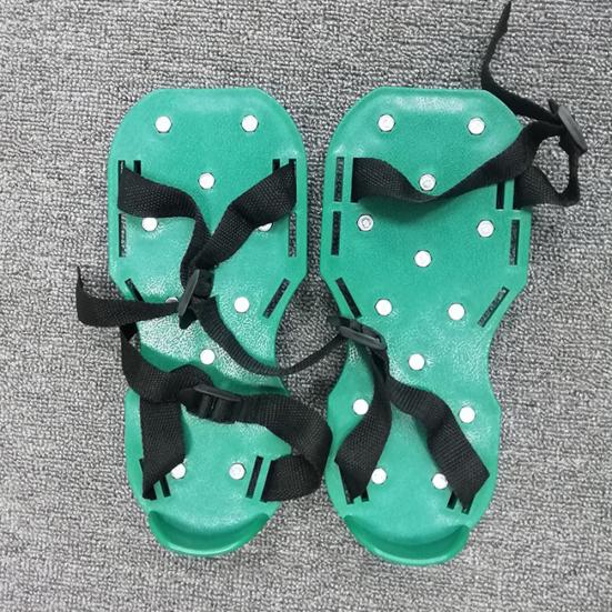 1 Pair Garden Lawn Aerator Loose Soil Nail Shoes Sandals Cultivator Yard Tool