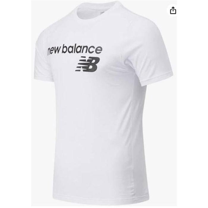 New Balance T-Shirt Classic Core Logo Homme Blanc XL