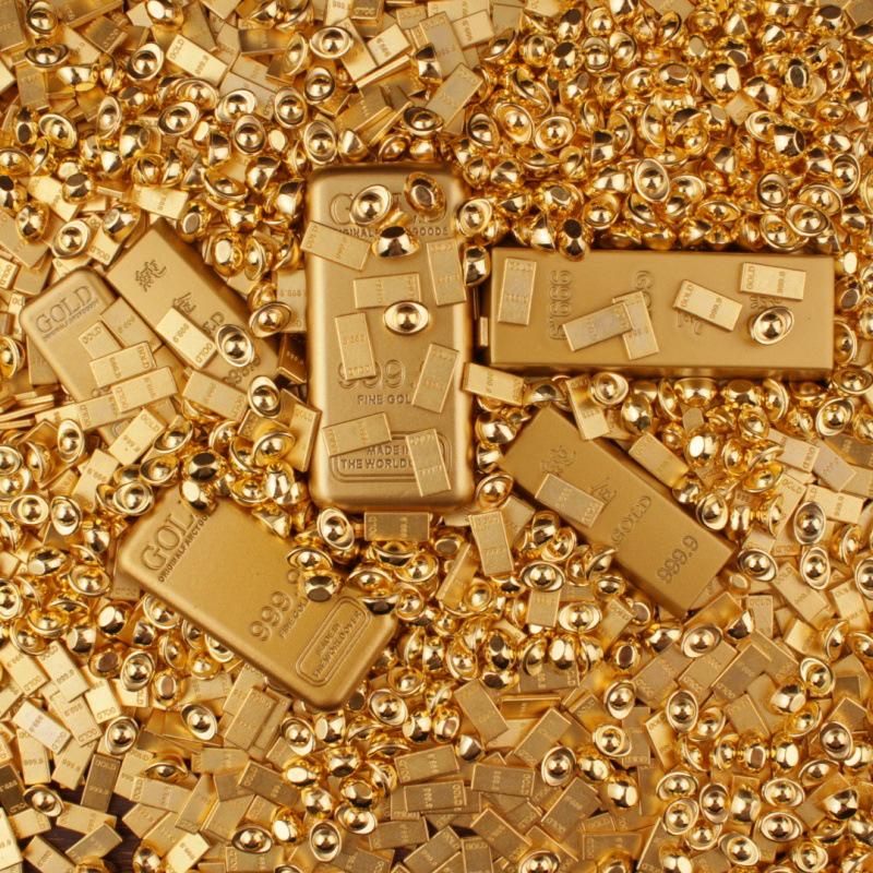 Mini Gold Bar Photo Frame with Treasure Pot Accessories