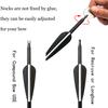 Archery 28/30/31 Inch Spine 500 Carbon Arrows With Steel Point for Compound Recurve Bow Hunting Shooting 5