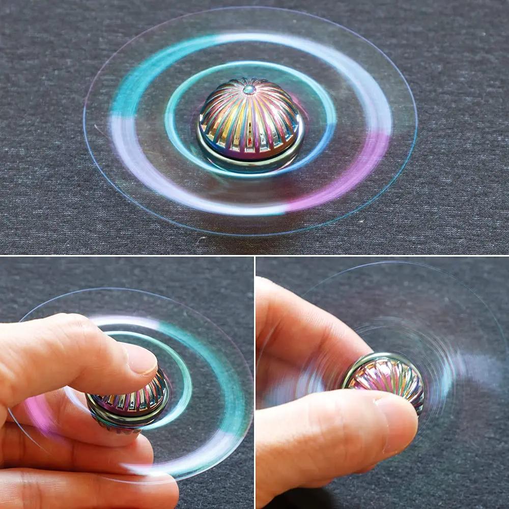 Fidget Spinner Toys Golden Snitch Metal Anti Stress Hand Spinner Toys Spinning Gyro Finger Rotation Gyroscope Toy For Kids Adult