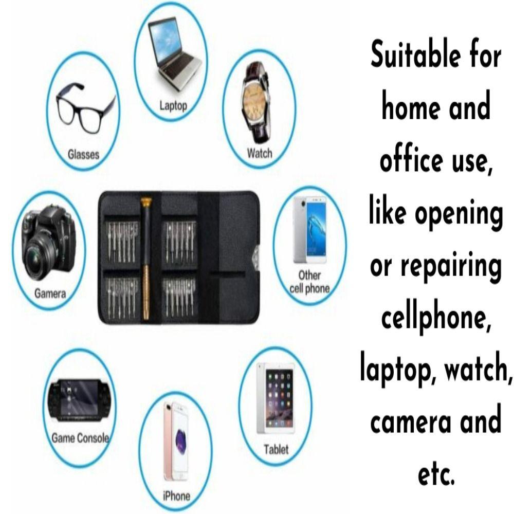 Mit Lederetui Mini-Präzisionsschraubendreher-Set Professionelles Reparatur-Kit Reparatur Computer