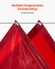 2PCS Welding Curtains, 1.74 X 2.34m Welding Screen Curtain, Flame-Resistant Vinyl Safety Protective Screen with 6-Level UV Protection & Hanging Holes,