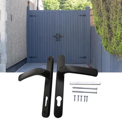 Paneel voor deurklink van aluminiumlegering, vervanging, klinkstel voor binnendeuren, lange plaat, deurhardware-beslag