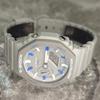 CASIO Men Liquid Crystal,Analog Dual Display Series Gray Watch GA-2100-1A1(Watch3--)