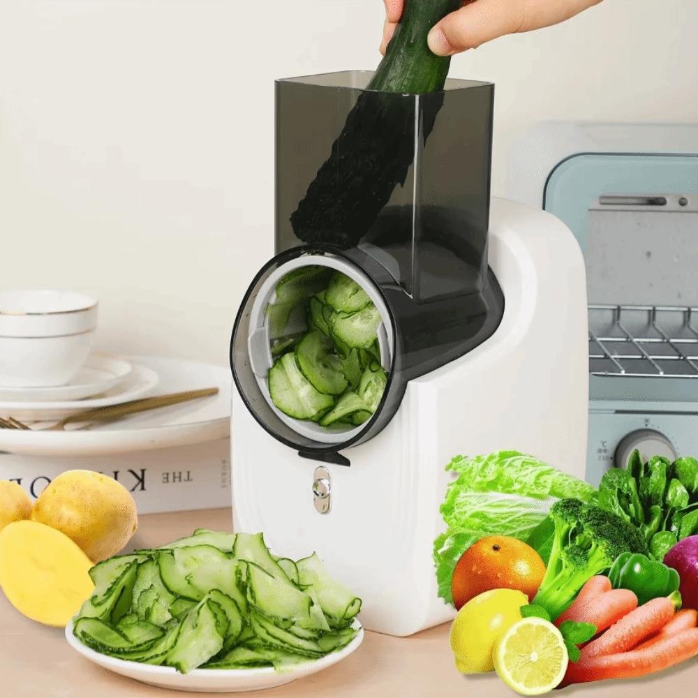 Long Battery Life Automatic Vegetable Shredder Efficient Vegetable Slicer  Home