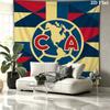 Club America Wall Tapestry Aesthetic Wall Hanging Printed Fabric Blanket Decorative Tapestries for Bedroom Living Room Home Decor