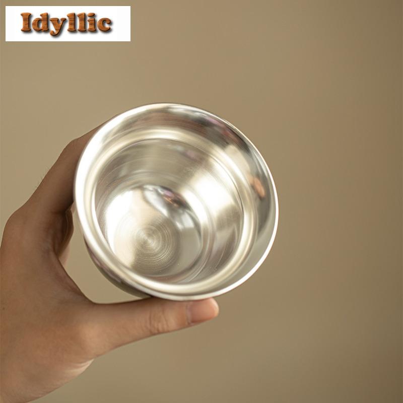 160ml Silver-plated Enamel Color Gaiwan Antique Tea Tureen Tea Bowl With Lid Kit Tea Making Cover Bowl Chinese Teaset Decoration