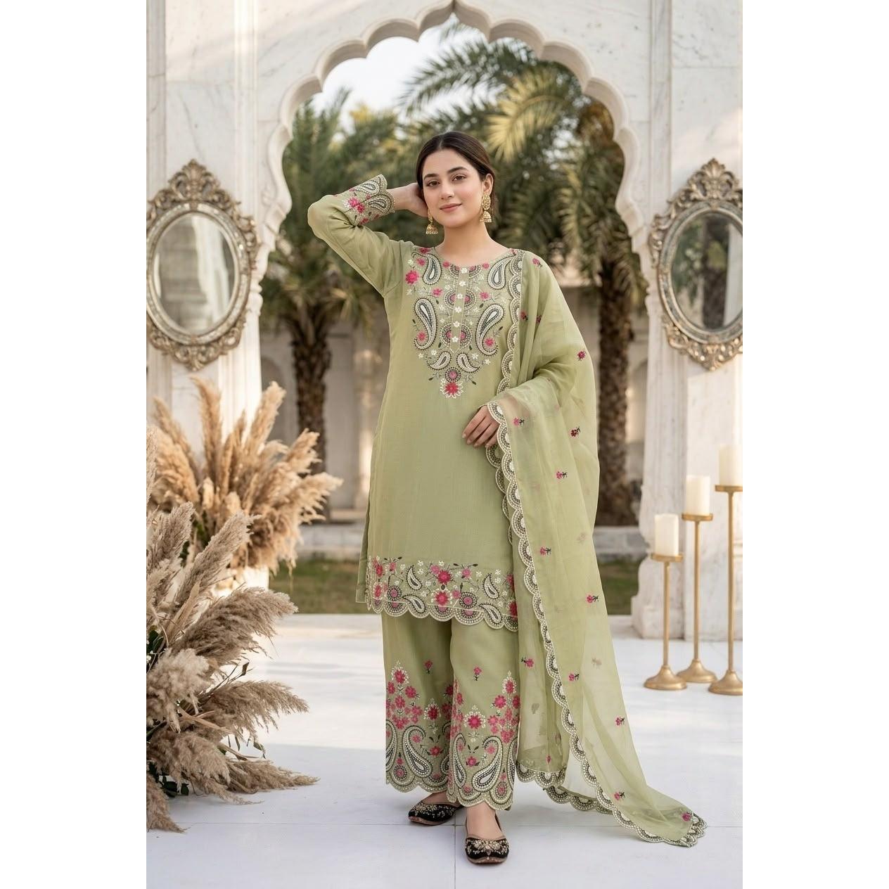 Pakistani Desigenr Bollywood Palazzo Suit Indian Wedding Wear Salwar Kameez